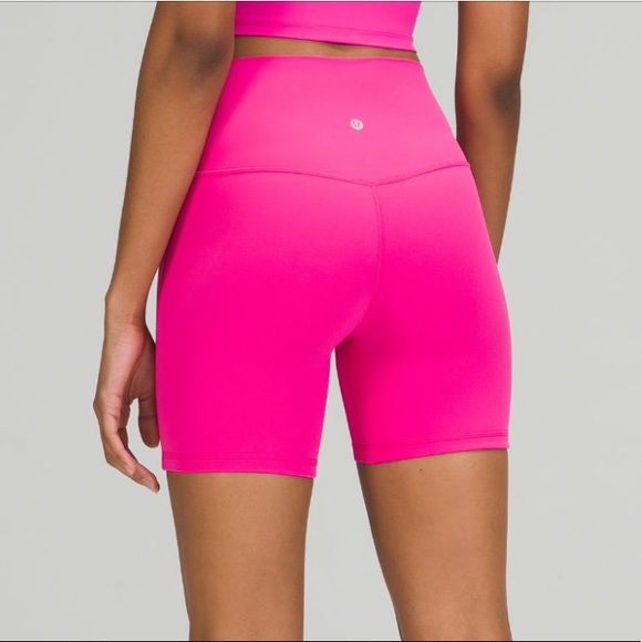 Sonic Pink Biker Shorts Lululemon Lululemon Athletica Shorts